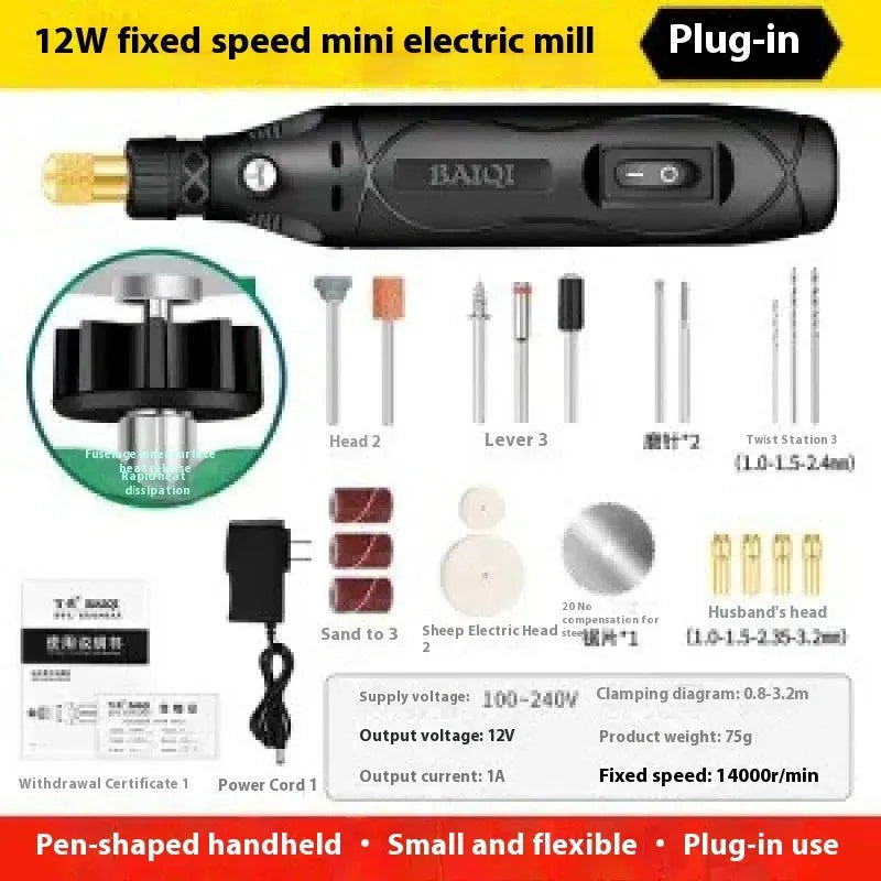 Small handheld right angle grinder electric polishing machine for weld seam grinding