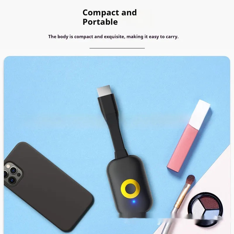 G5100 4K 5G wireless projector with antenna for mobile phone and tablet screen projection