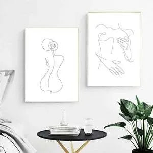 Frameless canvas wall art with spray painting finish, water-based ink, colour style A, 30x40cm size