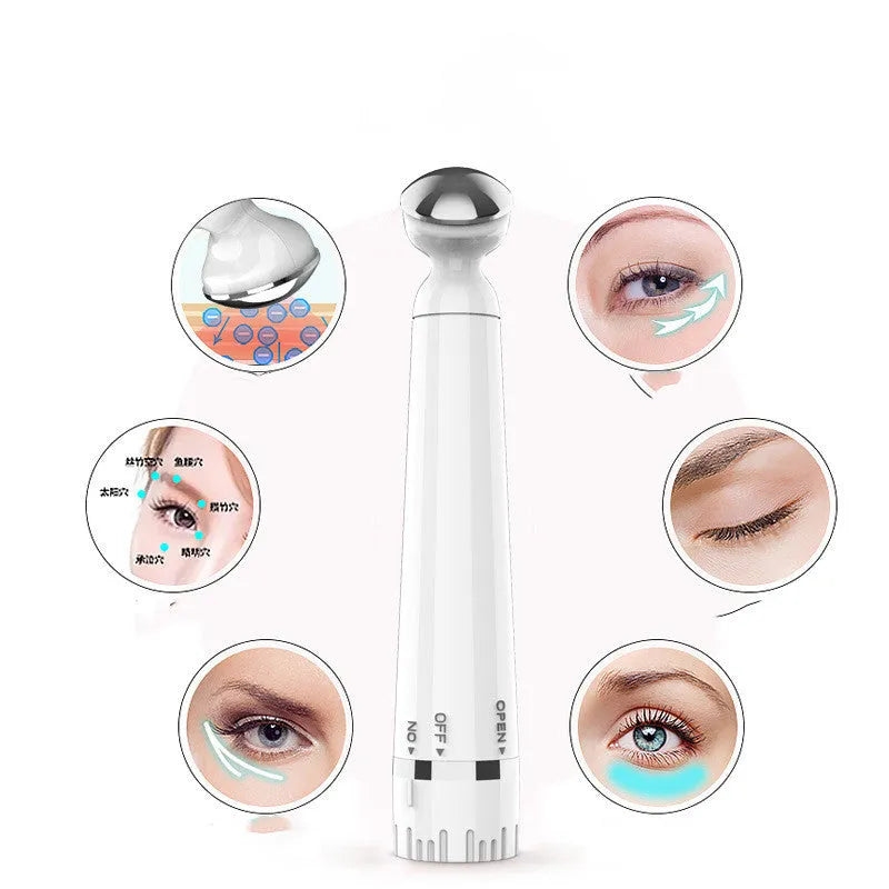 Tightening beauty instrument with USB charging and blue, green, and red light modes for home neck wrinkle care.
