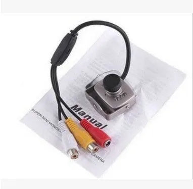 Mini wired analog camera with metal housing and 3.6mm lens for security monitoring