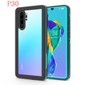 Huawei P30 anti-drop phone case with wave point detail in grass blue colour