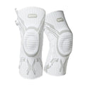 Grey white professional sports knee pads for basketball football badminton in M L XL sizes