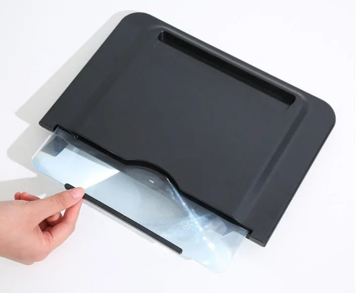 12-inch pull-out mobile phone screen amplifier with bracket in black or white colour options