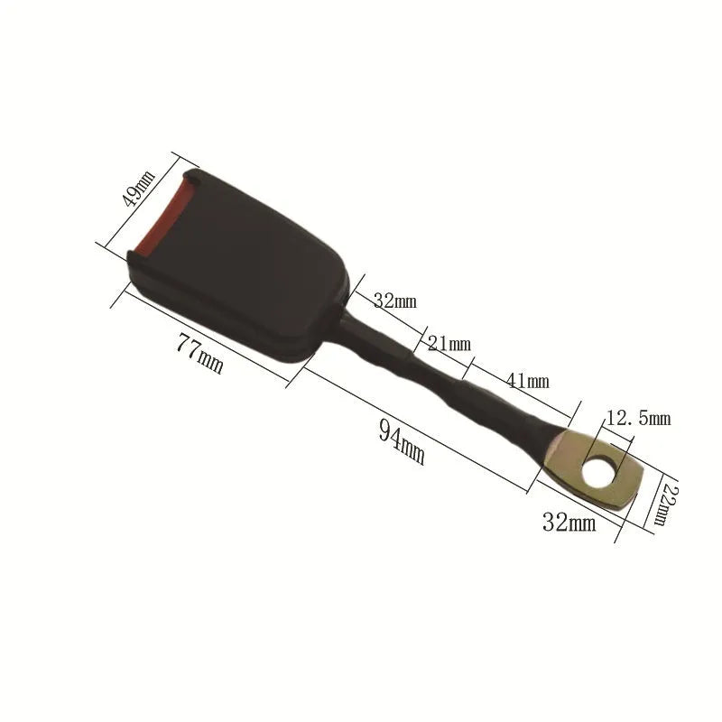 20cm steel wire car seat belt buckle replacement component