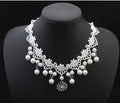 European pearl necklace set for bride wedding accessories high-end cost-effective package