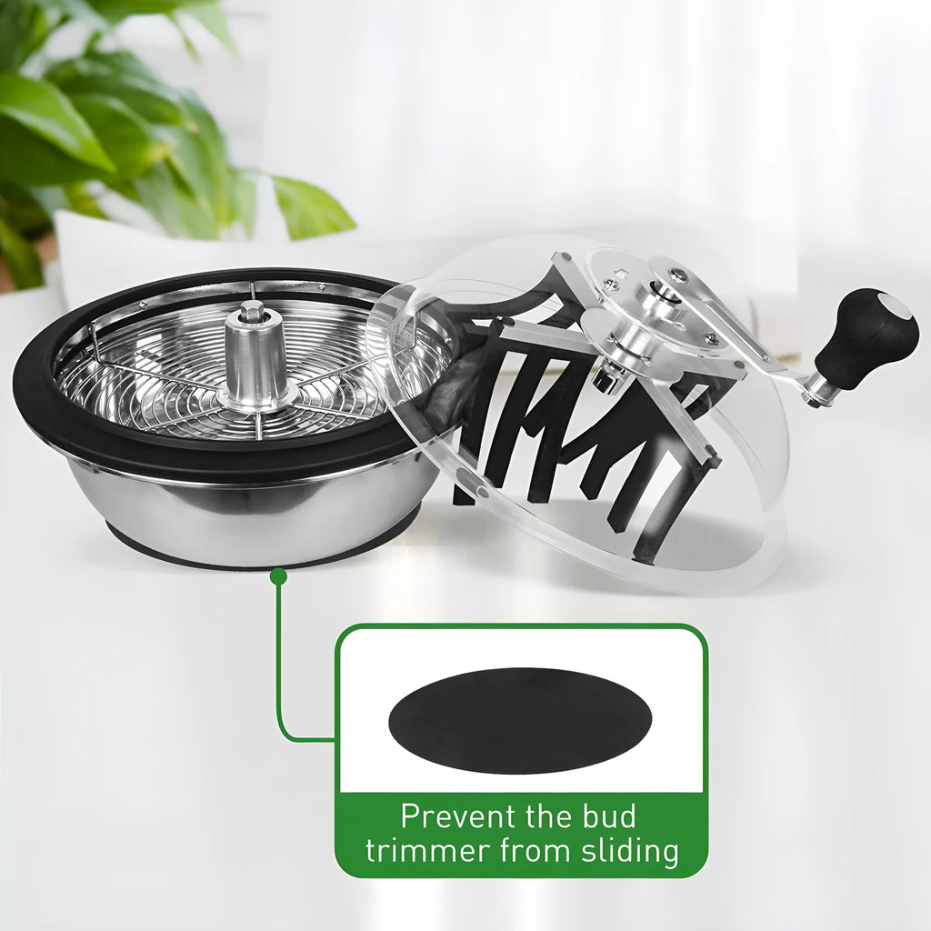 19-inch manual leaf cutter mowing shredder with acrylic silicone, hand-pushed grass shredder for household and farm