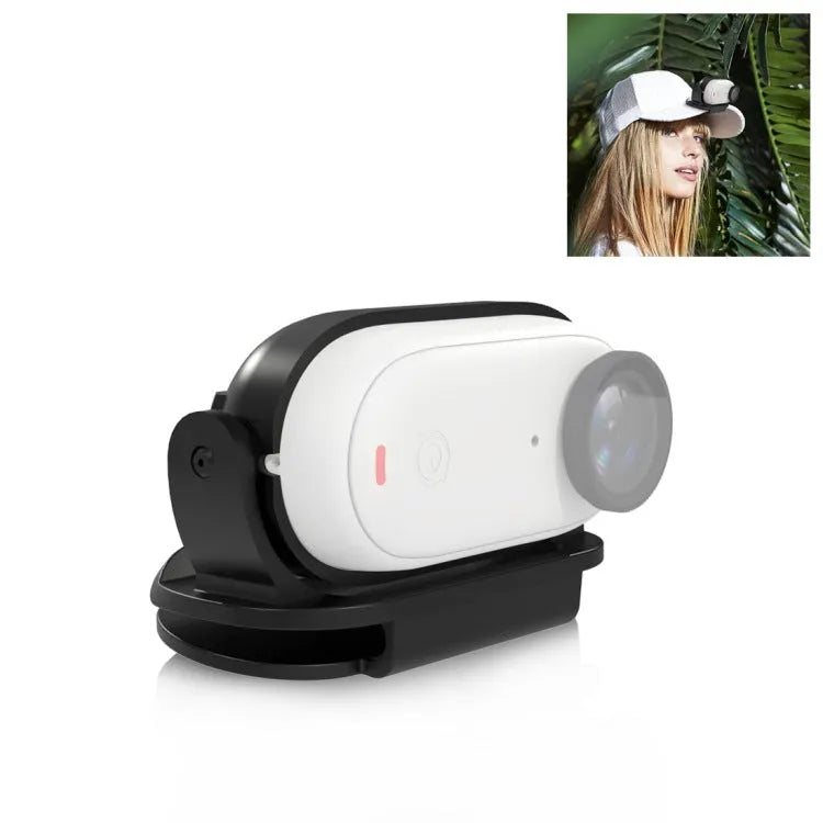 Black plastic magnetic frame clip bracket for Insta360 GO3 and GO3S camera