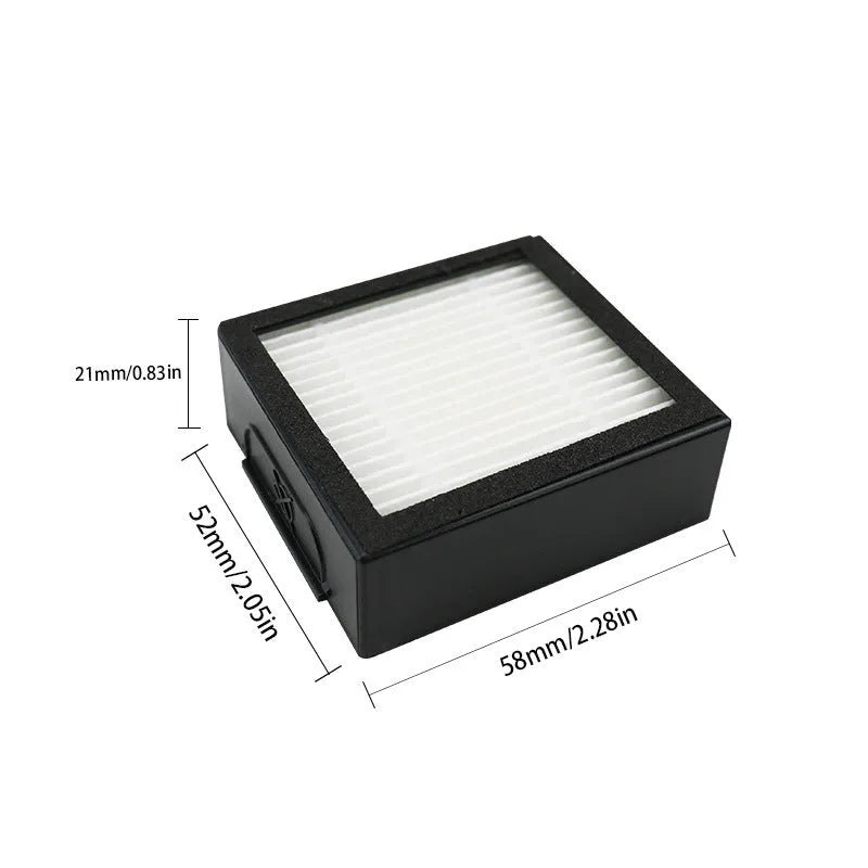 Compatible iRobot J7 J9 vacuum accessories combo with roller brush pair, filter screen, and side brush