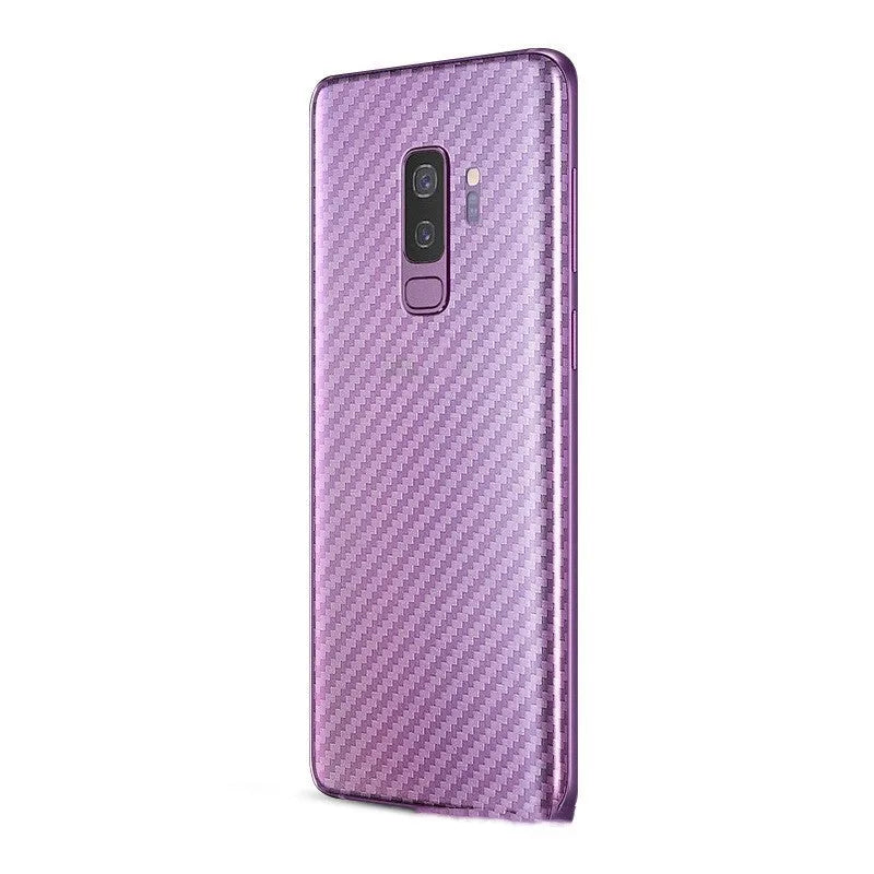 Anti scratch carbon fibre rear film for Samsung Galaxy phone, PVC matte anti fingerprint protector