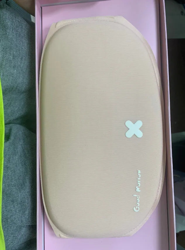 Rechargeable menstrual pain patch massage belt with three heat settings and slim design