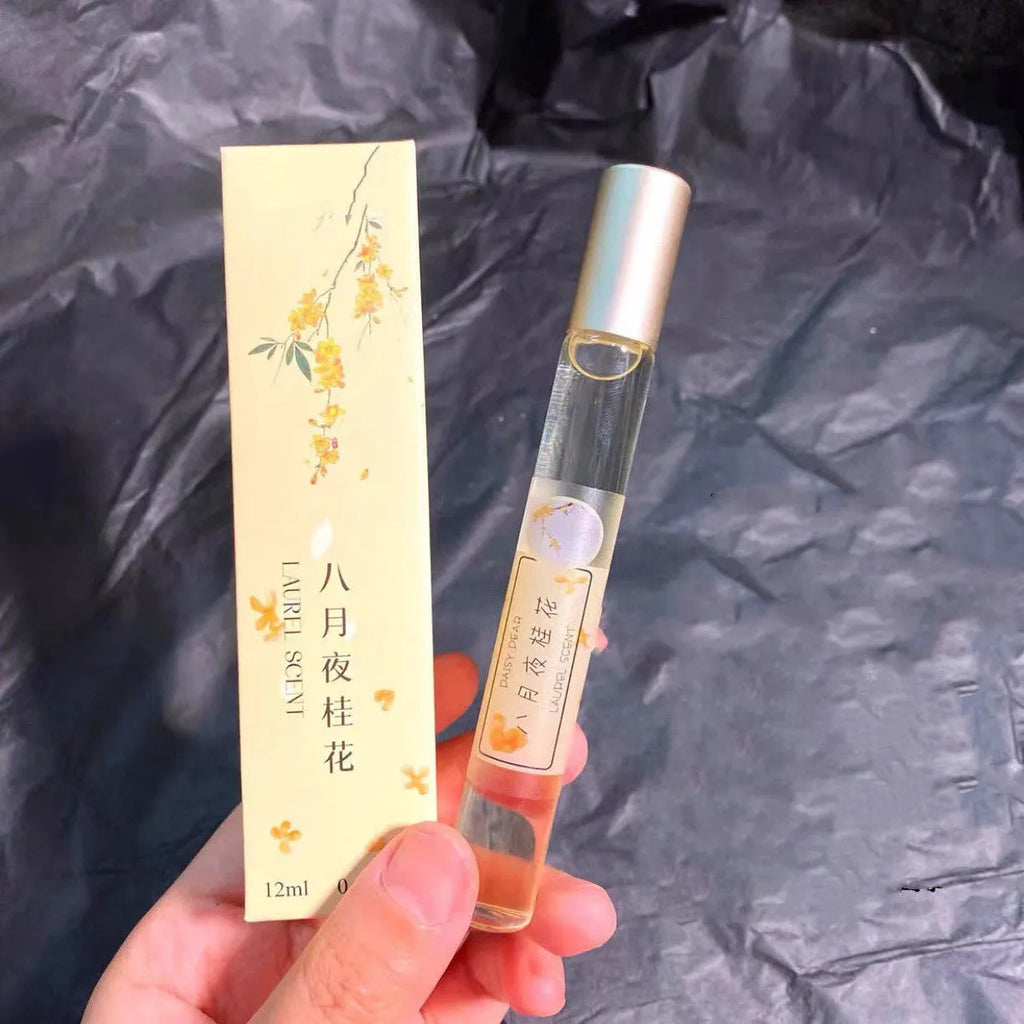 12ml perfume oil bottle in multi-scent floral and fruity fragrance range