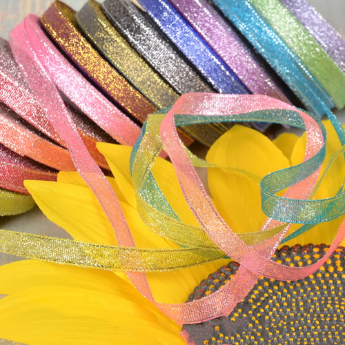3 points width polyester decorative ribbon with green onion belt texture in multiple colour options