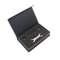 Bluetooth 5.0 automotive tire pressure monitoring system with four black external sensors