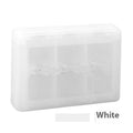 NDS 3DS 28-in-1 game card storage box in PP plastic, shown in black, blue, pink, or white.