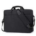 Polyester full airbag shockproof computer bag in solid colour, Oxford cloth material, unisex laptop case