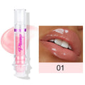 Small tube of liquid lip gloss with shiny texture, 5ml, multiple colour options