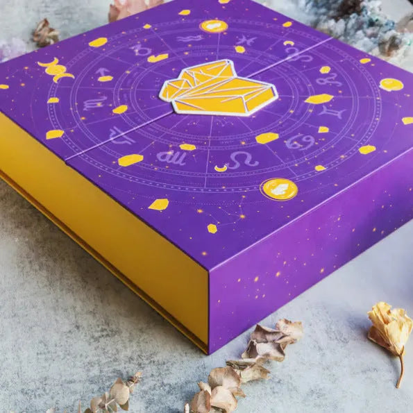 Crystal Halloween Countdown Gift Box paper construction 33.5cm by 30.5cm dimensions