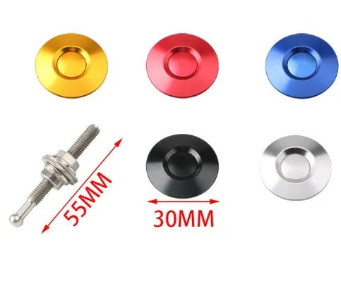 30mm aluminium alloy engine cover lock with screw and nut for vehicle panel fastening