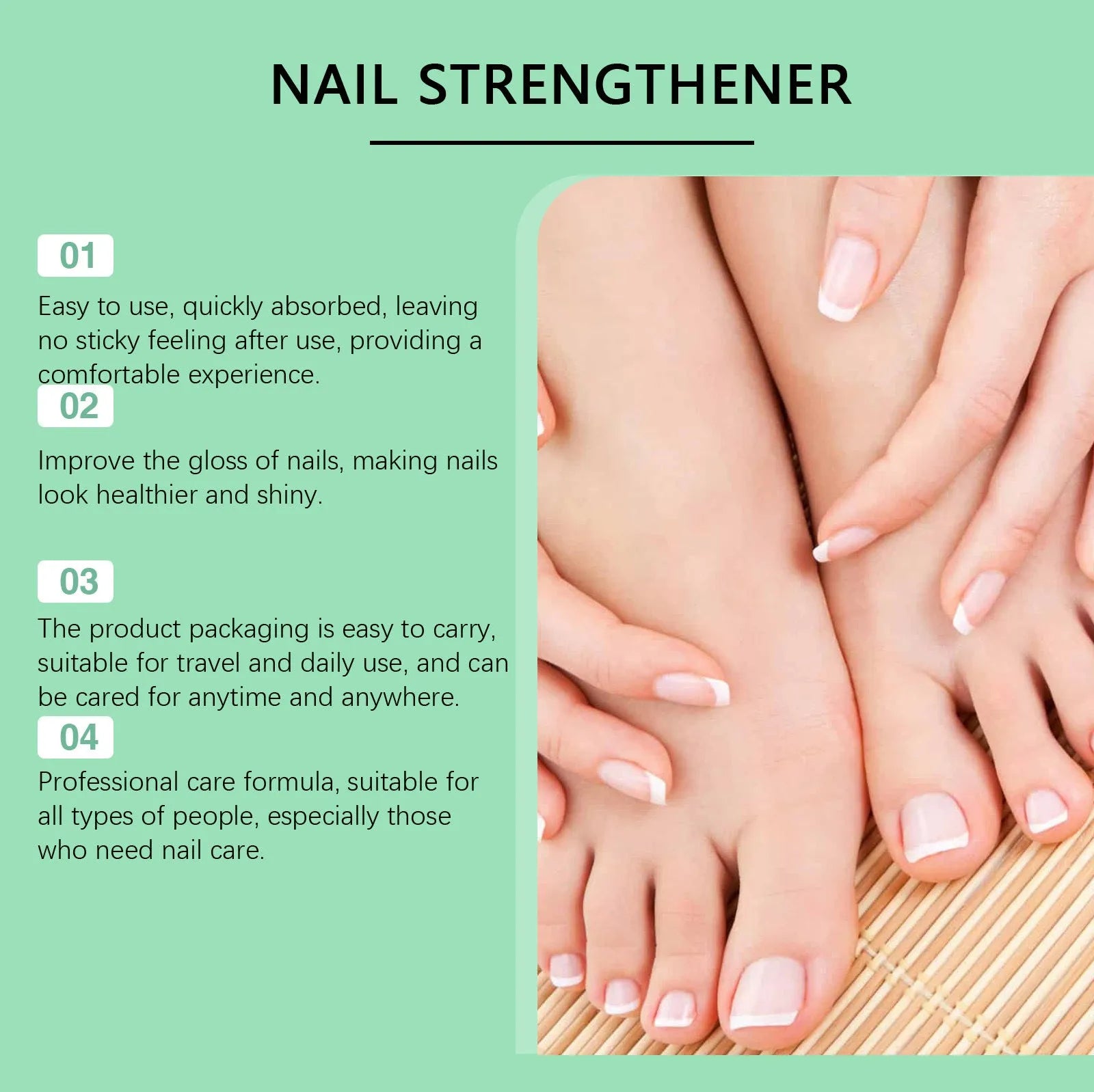 30ml bottle of gentle nail nursing solution for daily cleaning