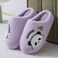 Cartoon panda slippers with thickened EVA anti-slip sole, toe slip design, unisex sizes 36-45, five colours