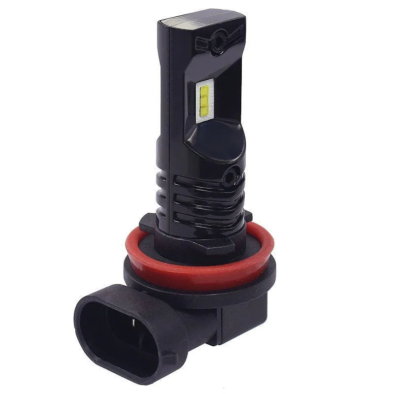 H11 H8 CSP 80W high-power LED car front fog lamp with aviation aluminium body.