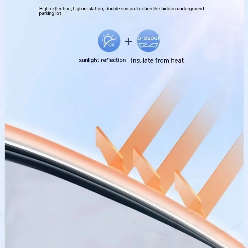 Silicone vehicle sunshade with plaid pattern and electrostatic adsorption system