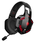 Wired USB headset for laptop desktop computer with protein skin earmuffs and microphone