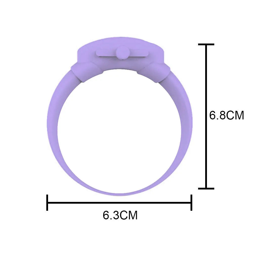 Portable hand sanitizer dispenser bracelet in silicone TPU with two refill caps, shown on a wrist