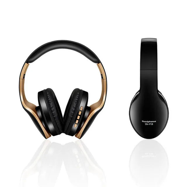 HobbyLane Bluetooth wireless headset in black, red, or white colours with 40mm drivers