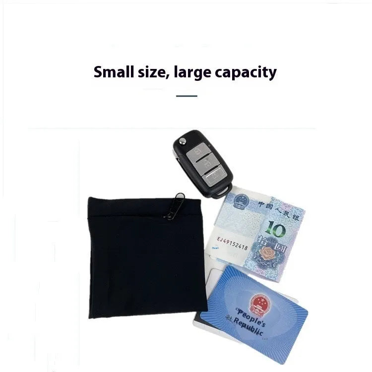 Wrist bag armband sleeve for mobile phone, shown with dimensions 10cm by 10.5cm.
