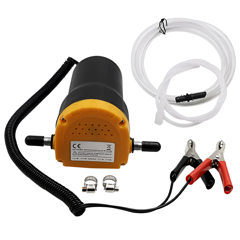 DC 12V 24V electric oil pump 128x85x81mm for diesel fuel transfer with red and black wires