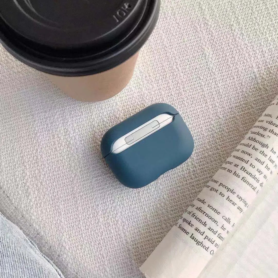 AirPods Pro plastic protective case showing multiple colour options