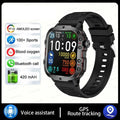 QX11 Smart Bluetooth Watch with TFT screen showing health metrics and interchangeable strap options