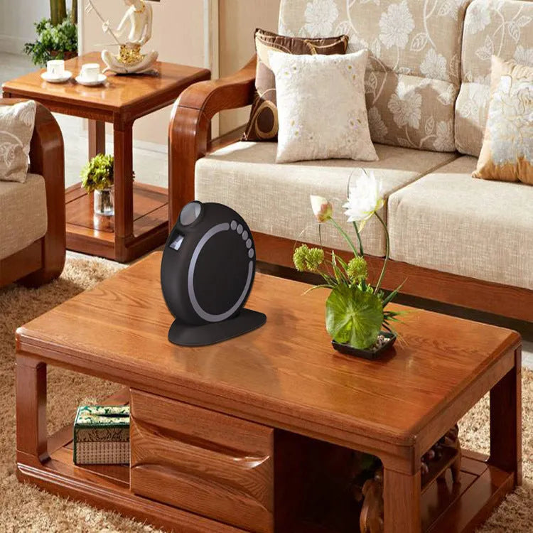 Bluetooth music light atmosphere light decoration LED projection lamp IP65 in black, USB powered