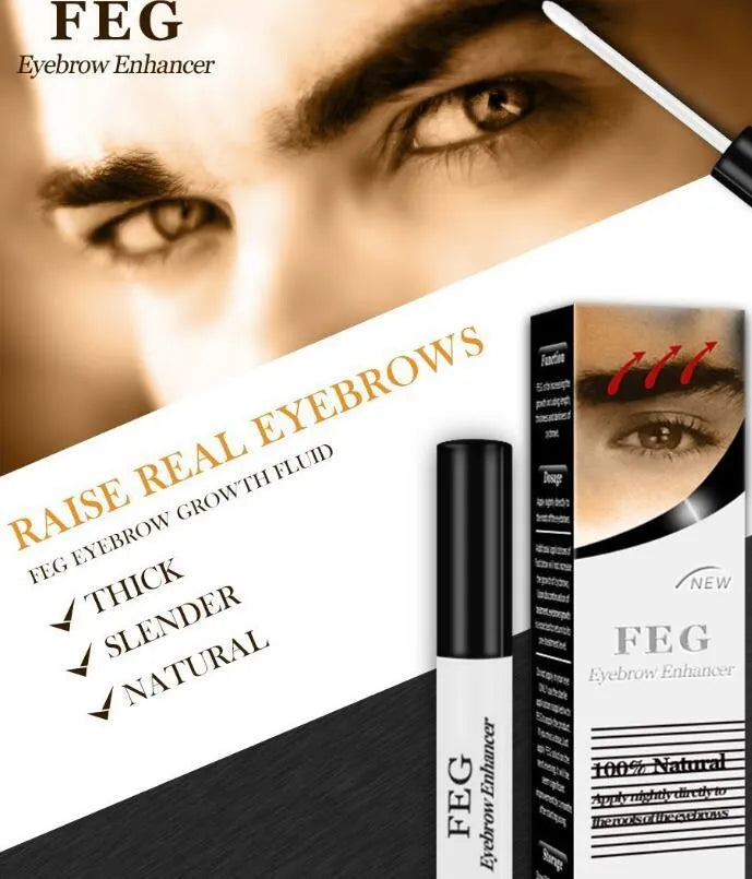FEG Eyelash Enhancer 30ml paraben-free lash and brow serum for longer thicker lashes