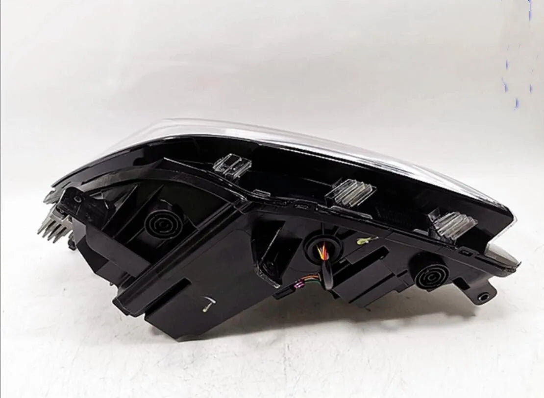 Car headlight assembly for 2018-2021 models with 9-line LED pattern and ABS housing