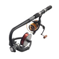 Multifunctional fishing rod, black ABS engineering plastic stream pole, 300g, package size 30cm x 21.5cm