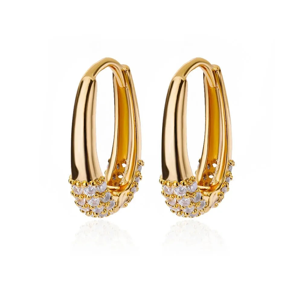 Women's copper butterfly earrings with heart and star geometric details in various colours.