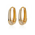 Women's copper butterfly earrings with heart and star geometric details in various colours.