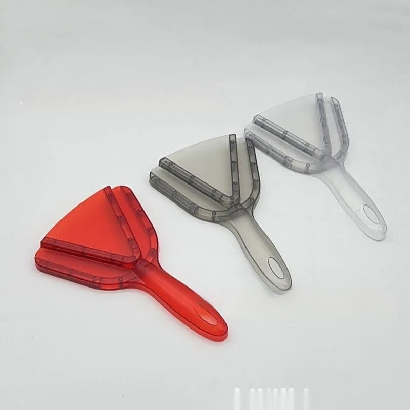 Adjustable telescopic bottle opener with non-slip grip in red ABS plastic