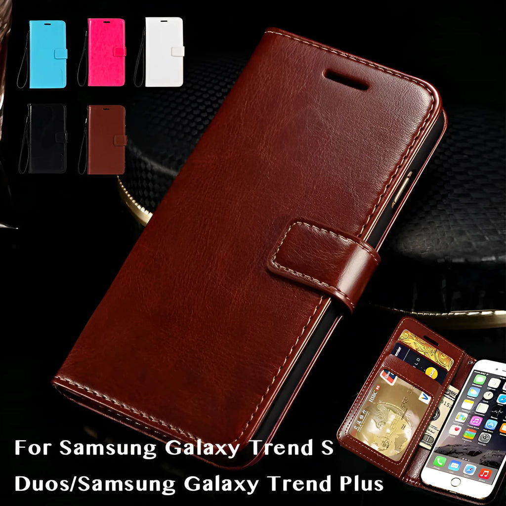 Folding card holster cover made from PU leather and TPU pudding material in multiple colours