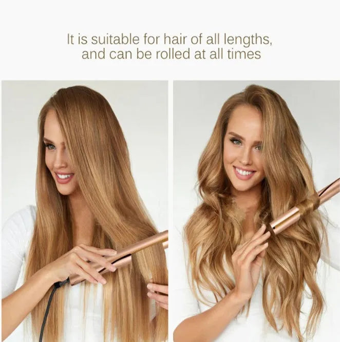 2 in 1 Mestar Iron Pro automatic rotating roller hair curler with ceramic heating pipe and 360-degree wire