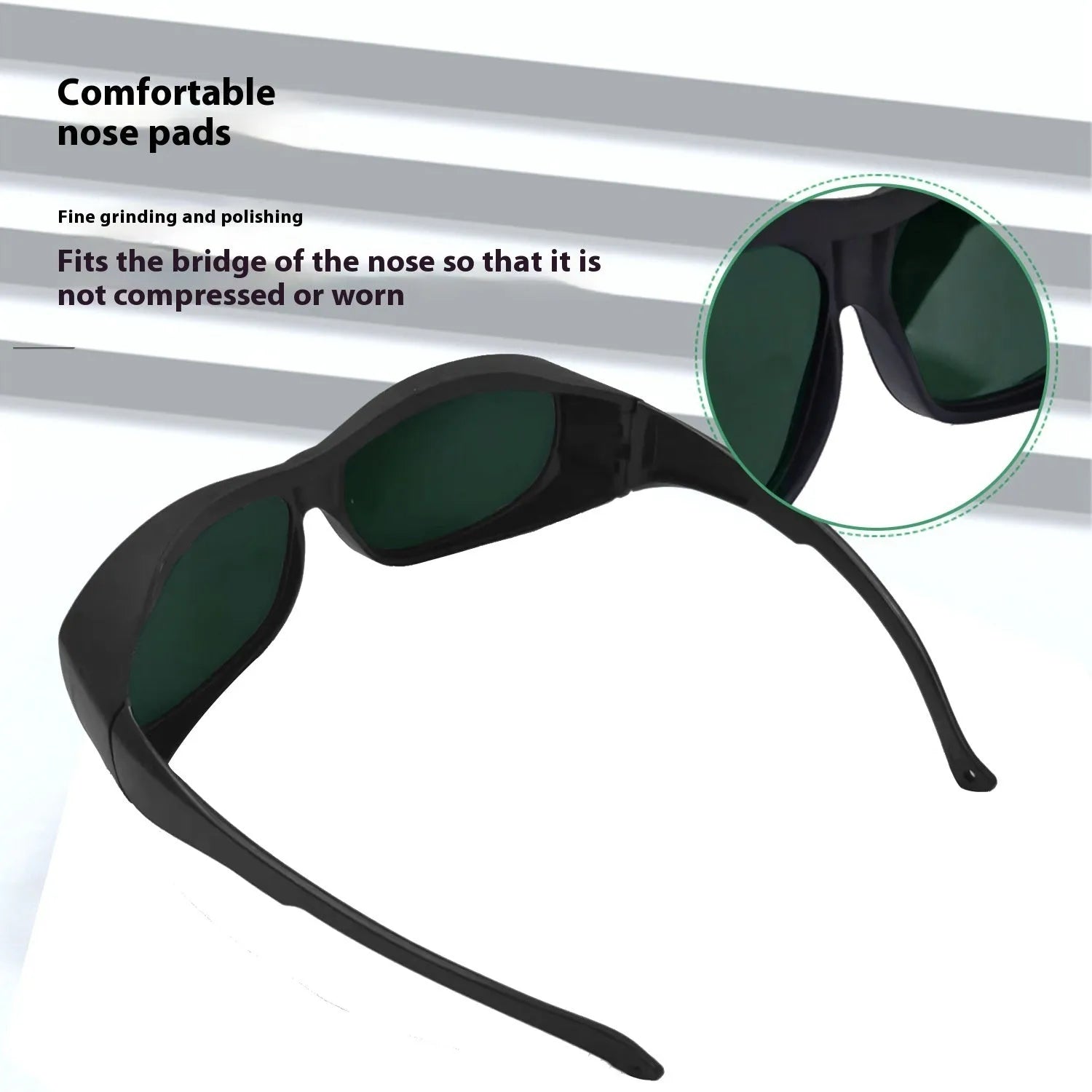 Laser protection goggles for 200-2000nm wavelength with protective case