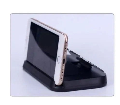 Car navigation bracket with hard tempered glass display and suction cup magnet for smartphone head-up display