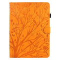 Imitation leather tablet protective case with built-in stand bracket in various colours
