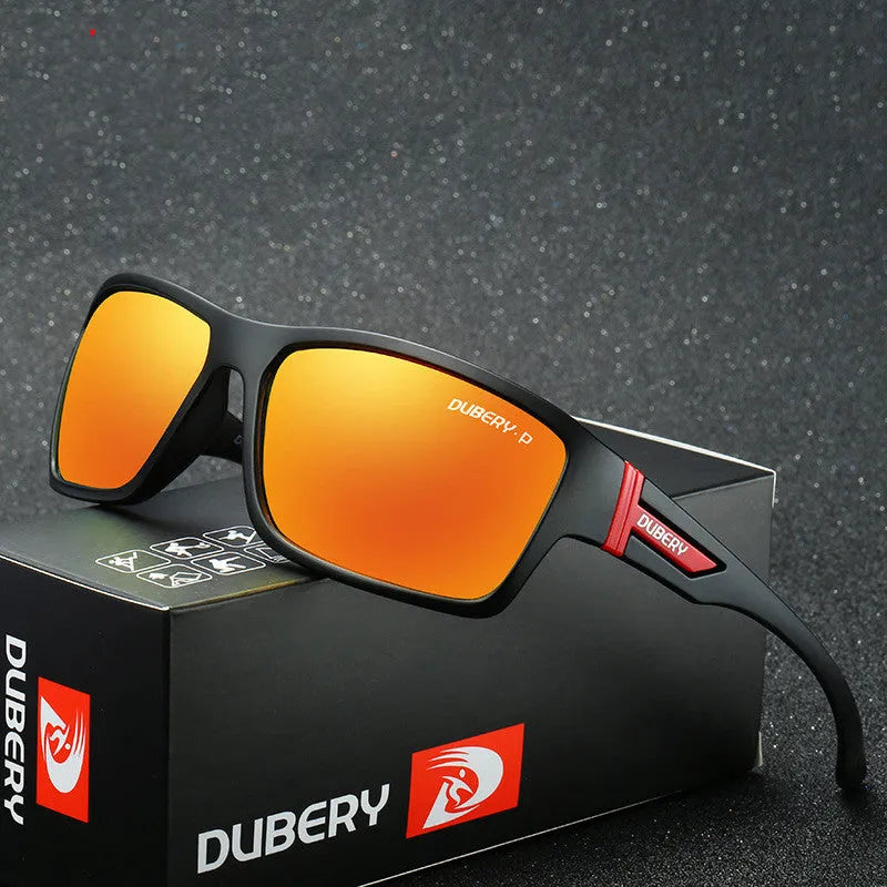 Sports polarized sunglasses for men in colour NO1 with resin lenses and sporty frame