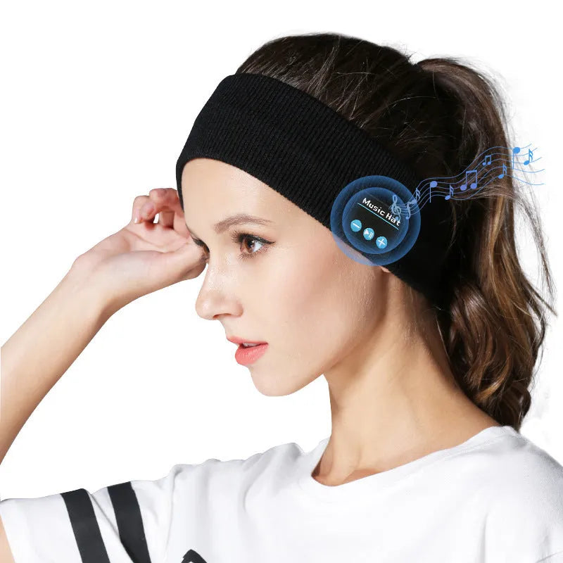Bluetooth 5.4 headband with removable washable sweatband in black, dark grey and grey-white colour options