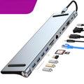 11-in-1 USB multi-port extender hub for MacBook with Type-C interface