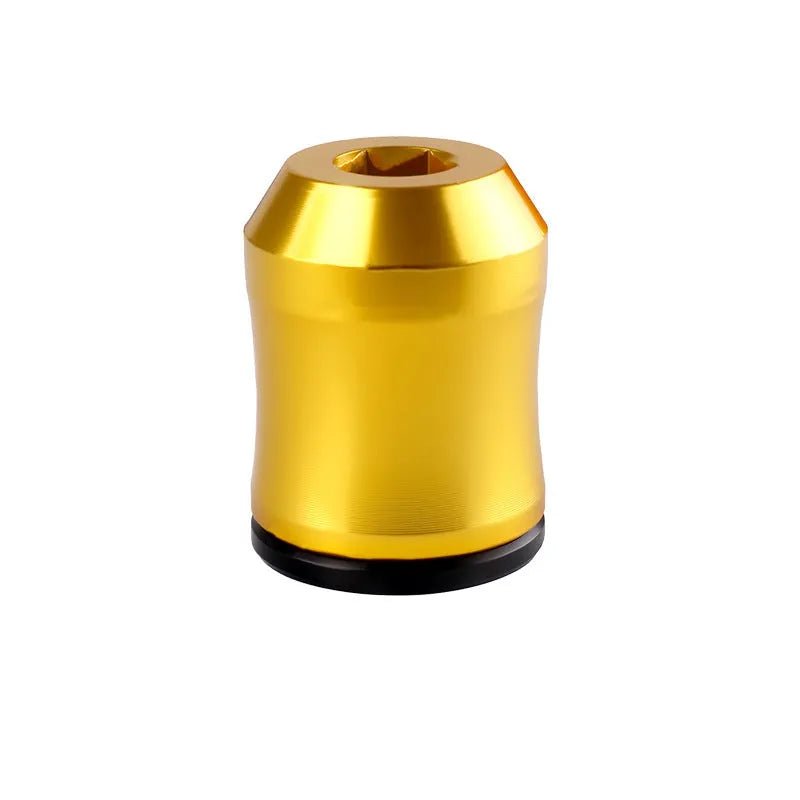 Alloy magnetic bit holder tool for hexagonal screwdriver bits with electric drill chuck